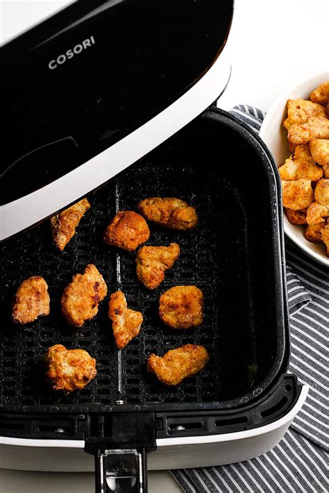 Air Fryer Popcorn Chicken - Julie's Eats & Treats