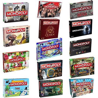 Monopoly Board Game Special Editions - 2019 Full Range by Winning Moves ...