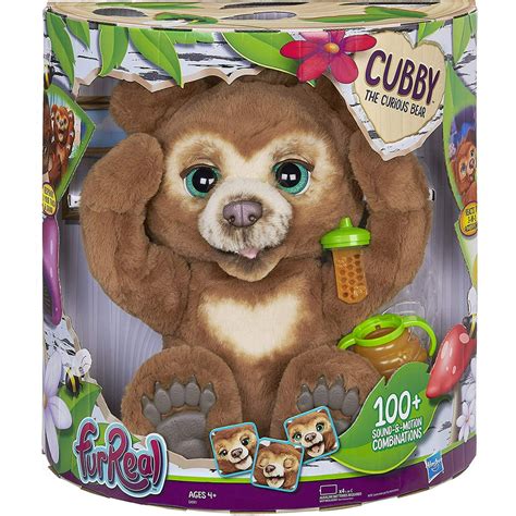 FurReal Cubby, The Curious Bear Interactive Plush Toy, Ages 4 & Up ...