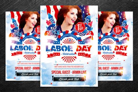 Labor Day Party Flyer vol.2, PSD Template | "Labor Day Party… | Flickr