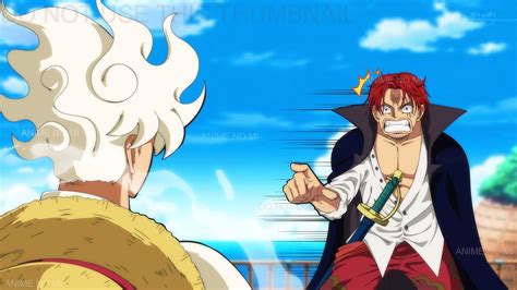 Shanks' Reaction to Seeing Luffy's Gear 5 Sun God Transformation - One ...