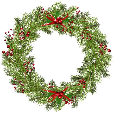 christmas wreath clipart transparent background 10 free Cliparts | Download images on Clipground ...