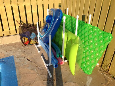 Pin on Finished projects | Pool toy storage, Diy pool toys, Pool float storage