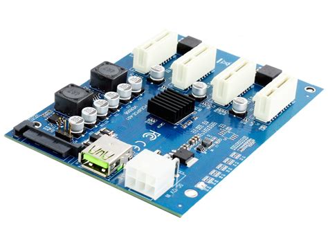 PCIE Expansion Adapter Board Switch Card 1x 1 to 4 - TekHouse