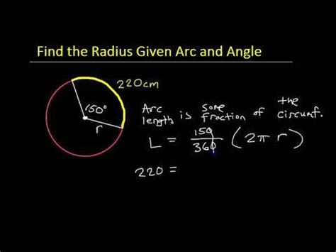 How to Find Length of Arc Intercepted by Central Angle - Victor-has-Simmons