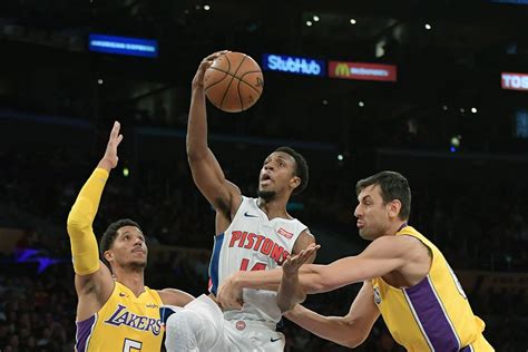 Pistons vs. Lakers final score: Pistons play flat all night, fall to Lakers 113-93 - Detroit Bad ...