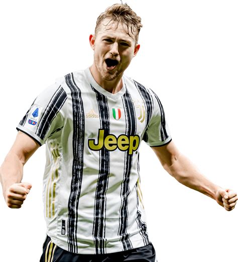 Matthijs de Ligt Juventus football render - FootyRenders