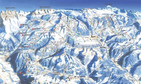 Morzine & Avoriaz Ski Area | Morzine, Ski holidays, France map