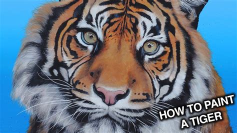 HOW TO PAINT A TIGER (With Acrylics) - YouTube