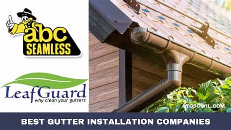 Best Gutter Installation Companies 2023