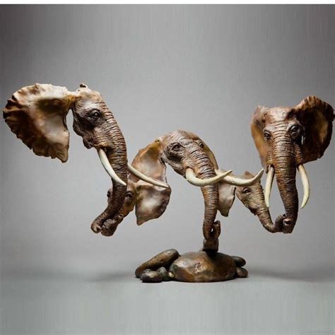 Elephant Sculpture, Sculpture Clay, Abstract Sculpture, Metal ...