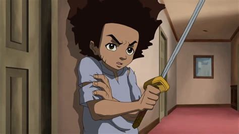 Huey Boondocks Pfp ~ Boondocks Huey Riley Vs Gun Season | stockpict