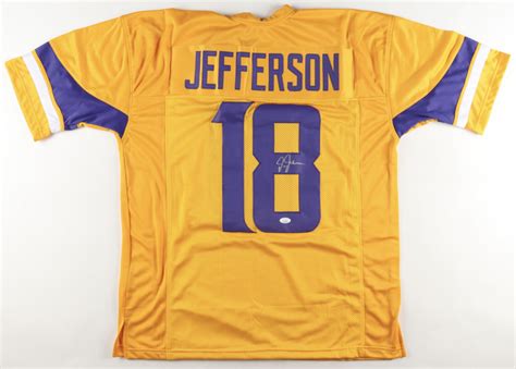 Justin Jefferson Signed Jersey (JSA) | Pristine Auction