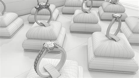 ArtStation - Jewelry store display collection | Resources