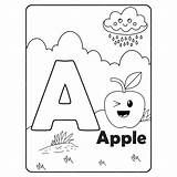 ABC 알파벳 색칠 공부 페이지 벡터  프리미엄 sketch template
