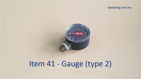 Gas Pressure Gauge (type 2) | E & J Trading