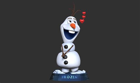 Olaf - Merry Christmas 3D Model by Sinh Nguyen