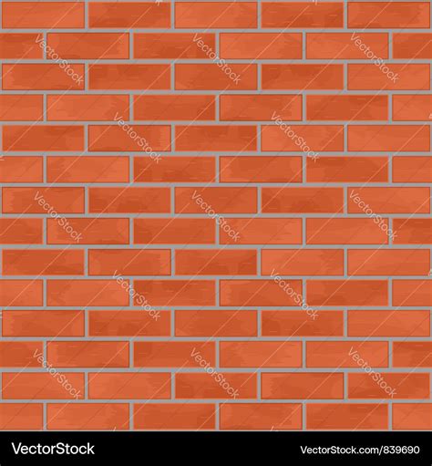 Seamless brick wall Royalty Free Vector Image - VectorStock