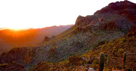 Catch The Sunset on Gates Pass, Tucson, Arizona