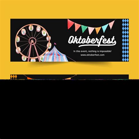 Oktoberfest Banner Design With Entertainment Template Download on Pngtree