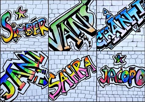 Name in Graffiti style | Lettere graffiti, Progetti di arte della ...