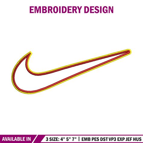 Nike logo embroidery design, Logo embroidery, Nike design, E - Inspire ...