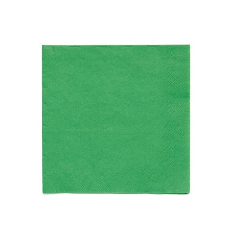 Green Paper Napkins 3ply - 33cm (20pk) | Party Delights