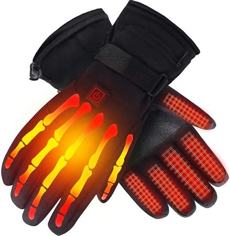 Guantes Climatizados Eléctricos, Guantes De Calentamiento Aislados De La Pantalla Táctil ...