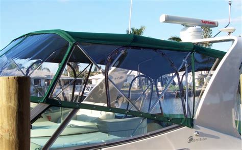 Bimini with clear side panels – KTM Canvas