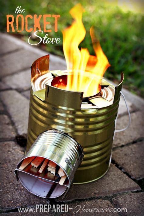 ROCKET STOVE: Build one with a #10 Can and Some Scraps!