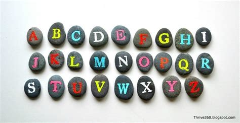 Alphabet Rocks - Heat Embossed • Color Made Happy