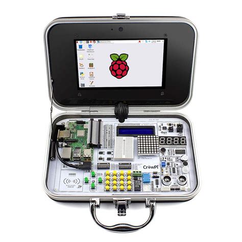 Buy ELECROW For Raspberry Pi 4 Kit, Crowpi Learning Programming Kit ...