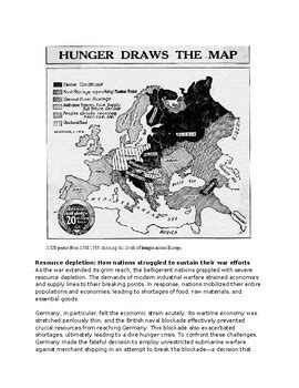 World War I - The War of Attrition in The Great War with KEY | TPT