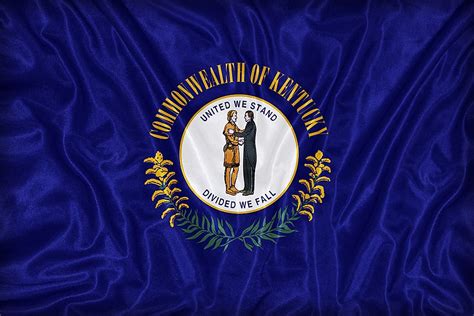 Kentucky State Flag - WorldAtlas.com