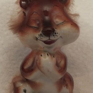 Cute Lion Vintage Figurine - Etsy