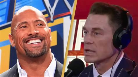 John Cena opens up on feud with The Rock and apologizes for being ...