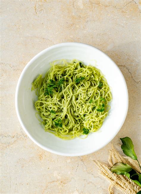 Easy Pesto Kelp Noodles (Ready in 10 Minutes) - IM-WORTHY