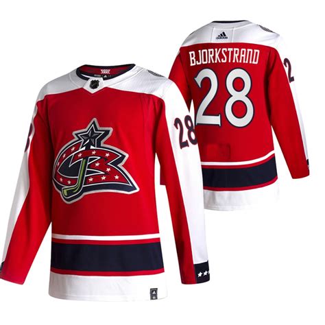 Columbus Blue Jackets #71 Nick Foligno Red Men's Adidas 2020-21 Reverse ...