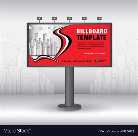 Billboard design template-banner design Royalty Free Vector