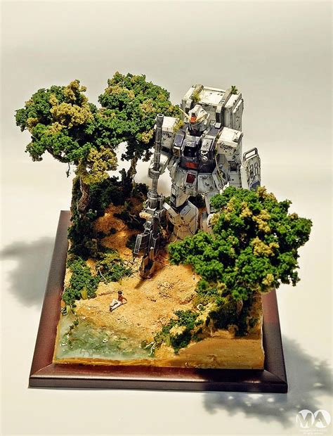 MG 1/100 RX-79(G) Gundam Ground Type Diorama Build | Gundam, Diorama, Ground type