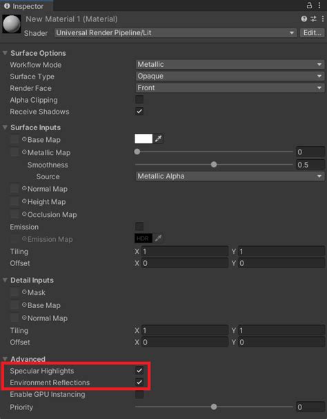 How can I add Specular Highlights and Environment Reflections to my Lit ...