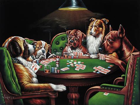 Dog Poker after original by Coolidge Painting by Jorge Torrones - Pixels