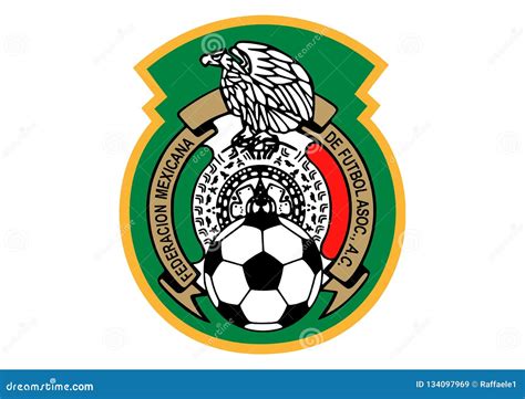 National Mexican Football Logo Editorial Stock Image - Illustration of ...