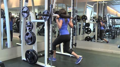 Smith Machine Lunges - YouTube