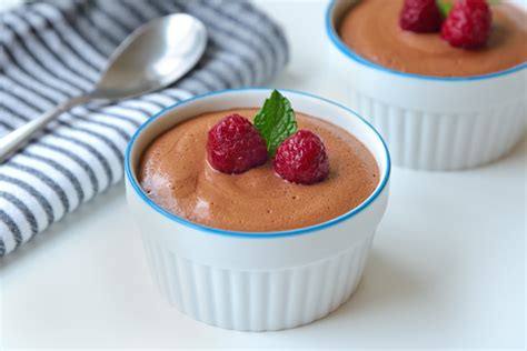 Aquafaba Chocolate Mousse - Little Swiss Baker