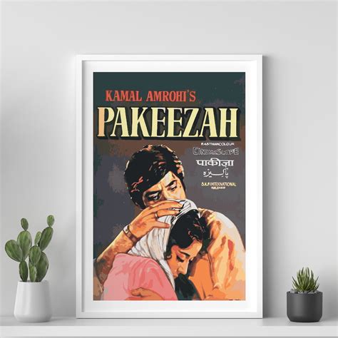 Pakeezah Movie Poster Desi Wall Art Bollywood Movie Poster - Etsy