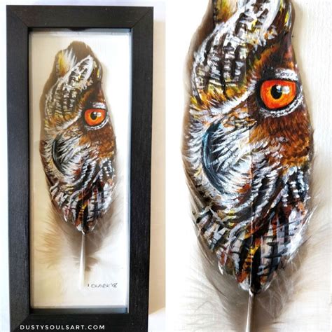 I Started Painting On Feathers In 2013, Here Is A Selection Of My Favorite Feather Paintings ...