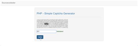 Creating a Simple Captcha Generator in PHP Tutorial | SourceCodester