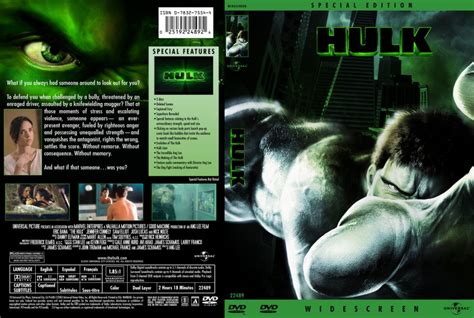 Hulk - Movie DVD Custom Covers - 333hulk cstmBukken hires :: DVD Covers