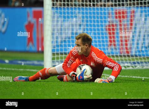 Germany's goalkeeper Marc-Andre ter Stegen saves the penalty kick by ...